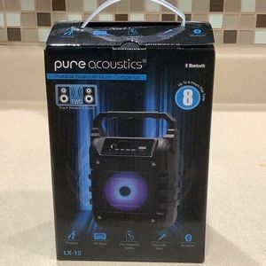 New 🎼  Pure Acoustics Portable Bluetooth Music Companion.